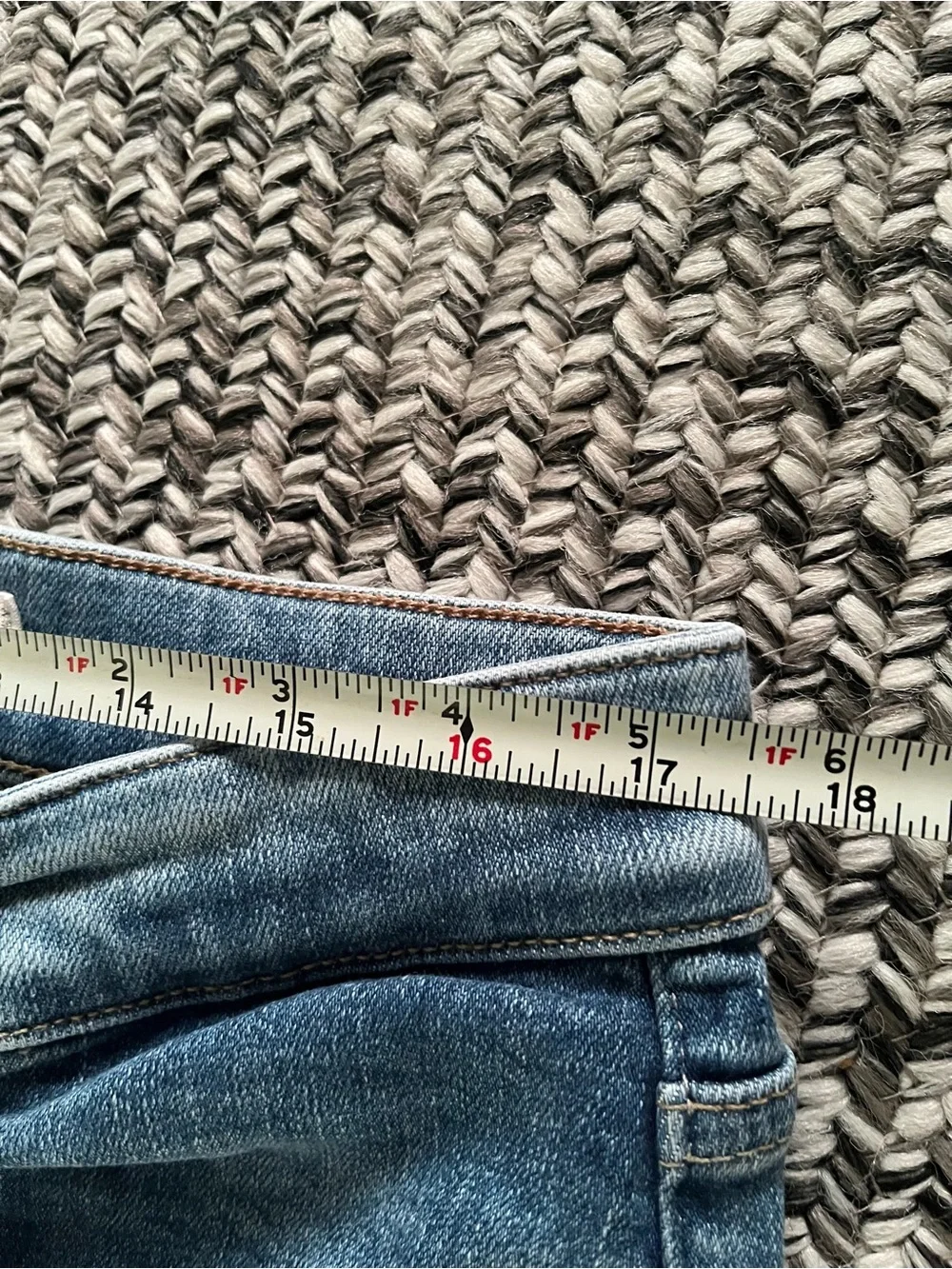 AllSaints Cigarette Slim light wash blue Jeans men’s 36” stretch denim - Picture 7 of 10